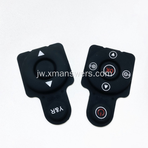 Custom Silicone Karet Push Ngalih Button Pad